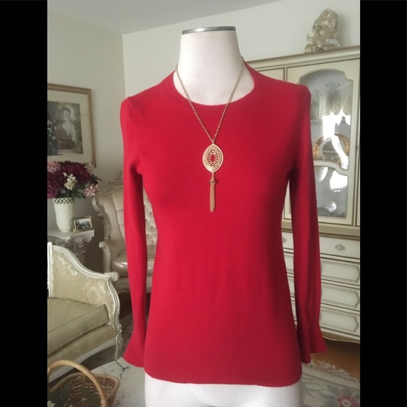 Talbots great condition bell sleeve lambs wool blend sweater size SP